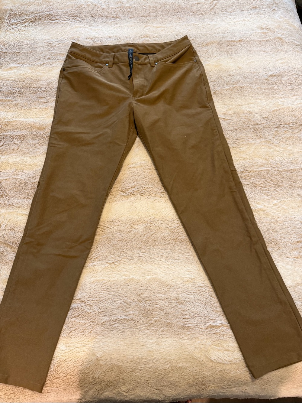 lululemon athletica Men's Olive Brown ABC Pants